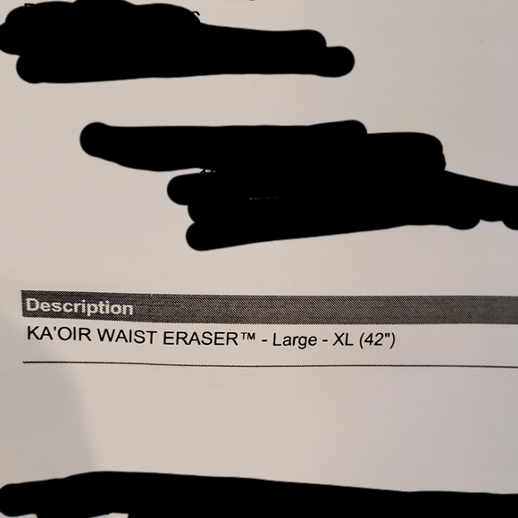 SOLD - Open box Keisha Ka'oir Waist Eraser Trainer - Picture 3 of 3